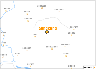 map of Dongkeng