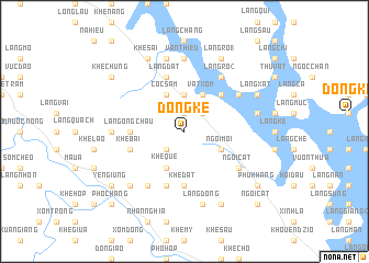 map of Ðông Kê