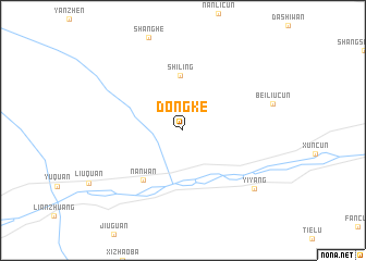 map of Dongke
