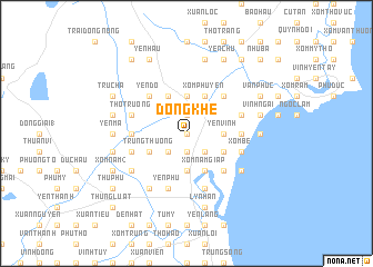 map of Ðông Khê