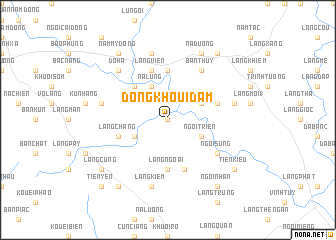 map of Dông Khoui Dam