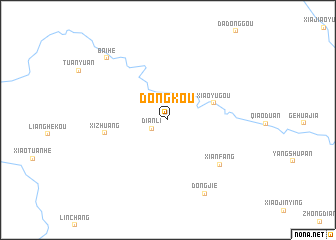 map of Dongkou