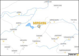 map of Dongkou