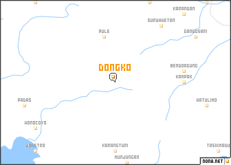 map of Dongko