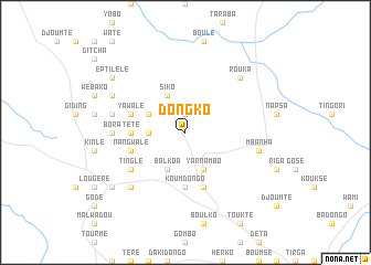 map of Dongko