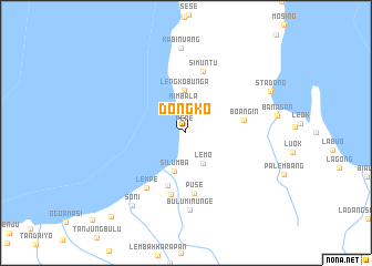 map of Dongko