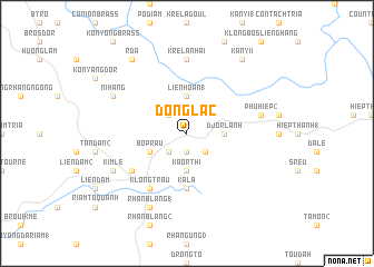 map of Ðông Lạc