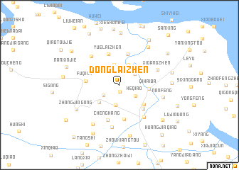 map of Donglaizhen