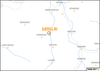 map of Donglai