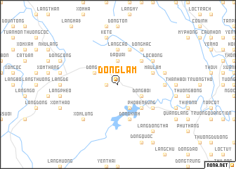 map of Ðồng Lâm