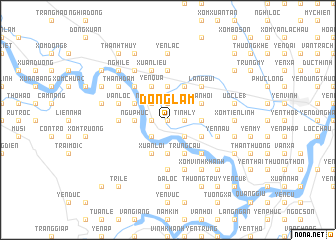 map of Ðông Lám