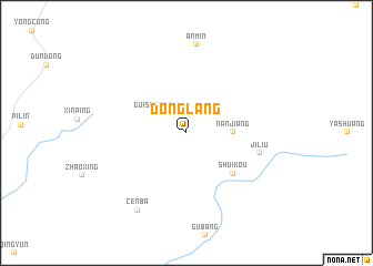 map of Donglang