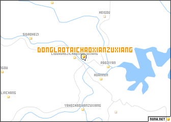 map of Donglaotaichaoxianzuxiang