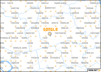 map of Ðông La