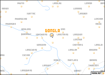 map of Ðông La