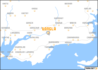 map of Dồng La