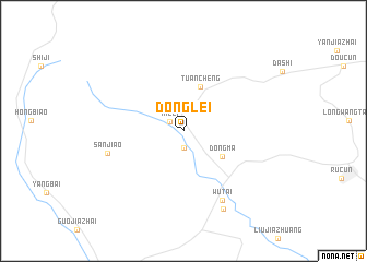 map of Donglei