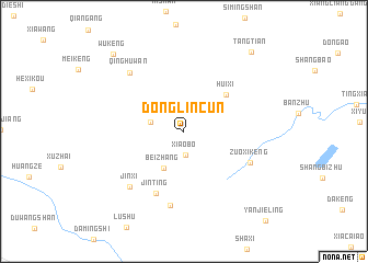 map of Donglincun