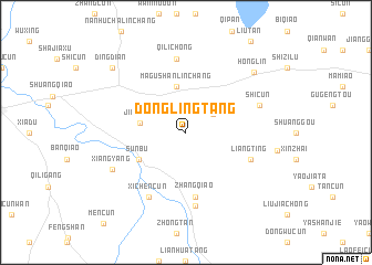 map of Donglingtang