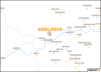 map of Donglingxia