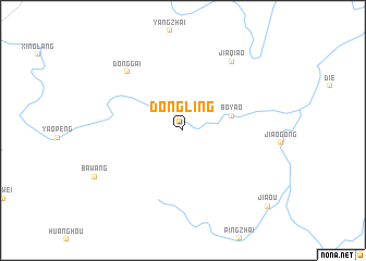 map of Dongling