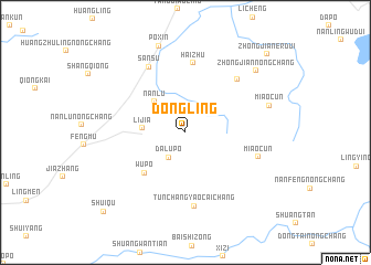 map of Dongling