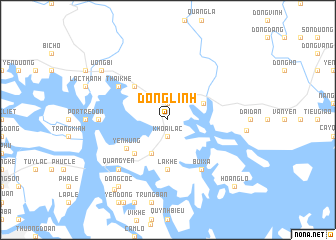 map of Ðộng Linh