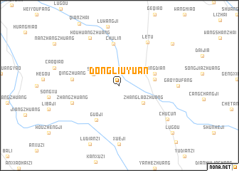 map of Dongliuyuan