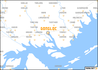 map of Ðồng Lộc