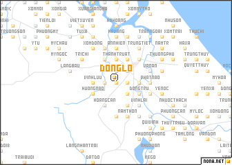 map of Ðông Lô