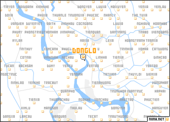 map of Ðông Lỗ