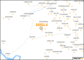 map of Donglu