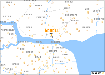 map of Donglu