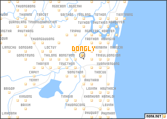 map of Ðông Lý