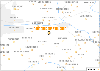 map of Dongmagezhuang