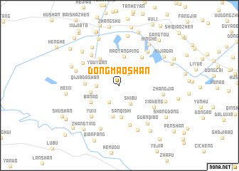 map of Dongmaoshan