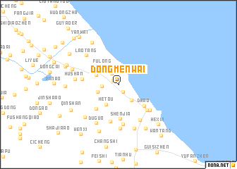 map of Dongmenwai