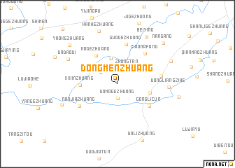 map of Dongmenzhuang