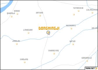 map of Dongmingji