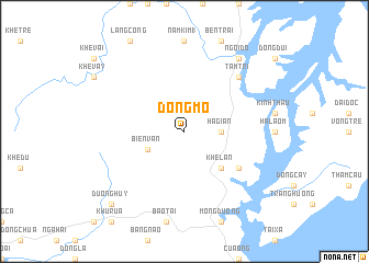 map of Ðong Mo