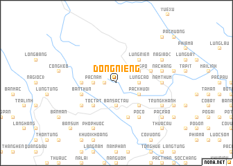 map of Ðông Niếng