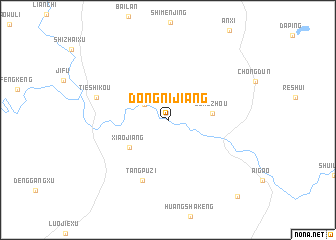 map of Dongnijiang