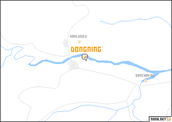 map of Dongning