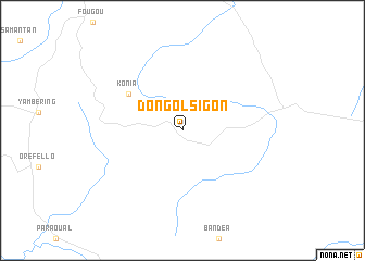 map of Dongol Sigon