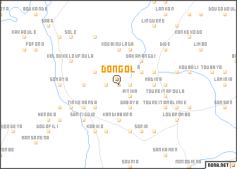 map of Dongol