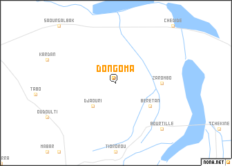 map of Dongoma