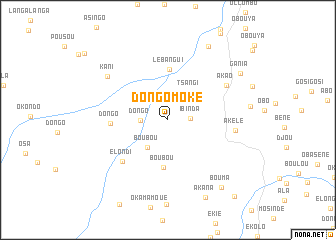 map of Dongo-Moké