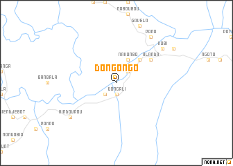 map of Dongongo