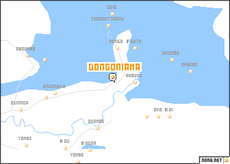 map of Dongo-Niama