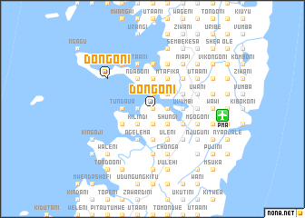 map of Dongoni